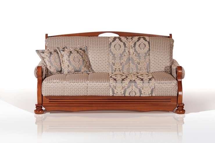 Прямой диван Фрегат 02-130 ППУ в Перми - изображение 1