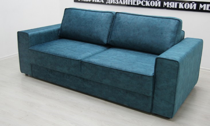 Прямой диван Лаундж еврокнижка 240*120 см в Перми - изображение 1
