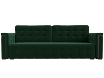 Прямой диван Лига-002 НПБ, Зеленый (велюр) в Перми - предосмотр 3