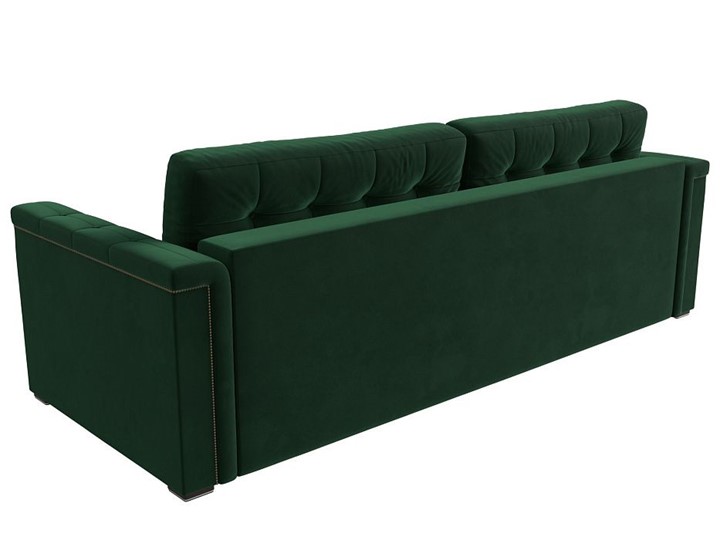 Прямой диван Лига-002 НПБ, Зеленый (велюр) в Перми - изображение 7