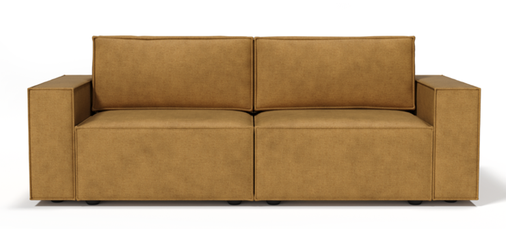 Прямой диван Лофт БЛ2-БП2 (Ремни/Еврокнижка) в Перми - изображение 7