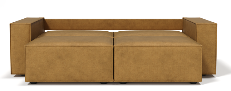 Прямой диван Лофт БЛ2-БП2 (Ремни/Еврокнижка) в Перми - изображение 9