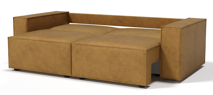 Прямой диван Лофт БЛ2-БП2 (Ремни/Еврокнижка) в Перми - изображение 10