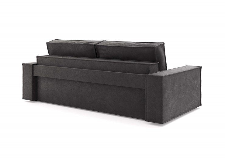 Прямой диван Loft, Микровелюр серый в Перми - изображение 4