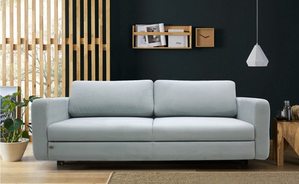 Прямой диван Марко ППУ HR 215х123 м6,1+м10,1+м6,1 узкие подлокотники в Перми - изображение