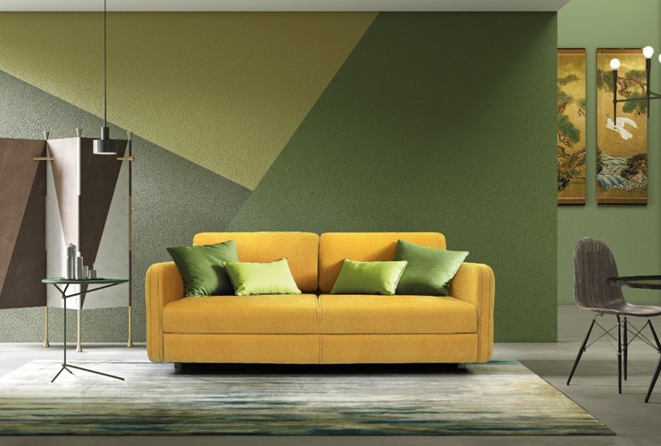 Прямой диван Марко ППУ дельфин  215х123 м6,1+м10,1+м6,1 узкие подлокотники в Перми - изображение 5