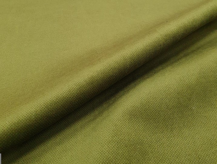 Прямой диван Меркурий еврокнижка, Бежевый/зеленый (микровельвет) в Перми - изображение 9
