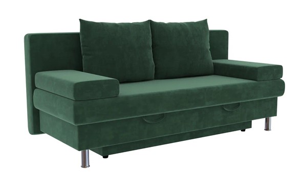 Прямой диван Милан - 3 Ультра форест в Перми - изображение