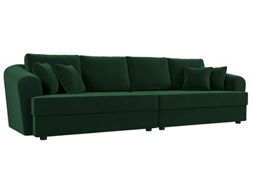 Большой прямой диван Милтон, Зеленый (велюр) в Перми - предосмотр