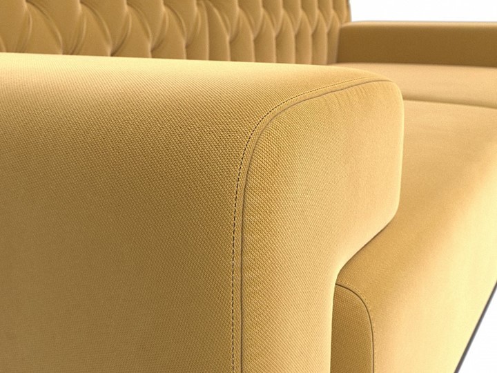 Прямой диван Мюнхен Люкс, Желтый (Микровельвет) в Перми - изображение 3