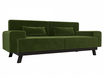 Прямой диван Мюнхен, Зеленый (микровельвет) в Перми