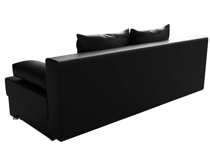 Прямой диван Ник-2, Черный (экокожа) в Перми - изображение 3