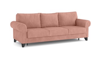 Прямой диван Орландо, велюр аватар розовый 305 в Перми - предосмотр