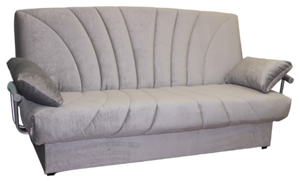 Прямой диван Рио с металлическими подлокотниками в Березниках - изображение