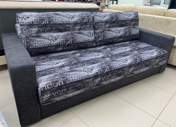 Прямой диван Сантана 4 без стола, еврокнижка велюр/шенилл в Кунгуре - изображение