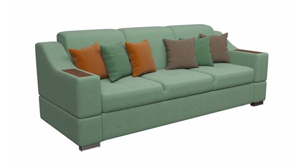 Прямой диван Сириус 3 БД в Перми - изображение