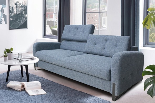Прямой диван Валенсия М6+М10+М6 240х102 в Перми - изображение