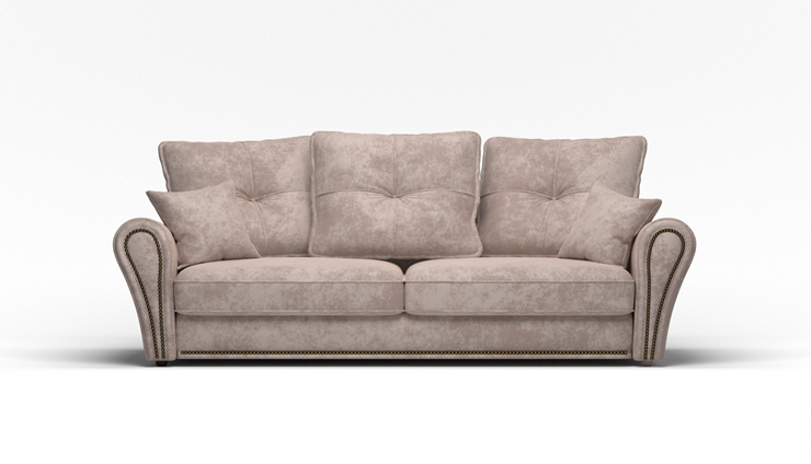 Прямой диван Виктория 3 подушки в Перми - изображение 1