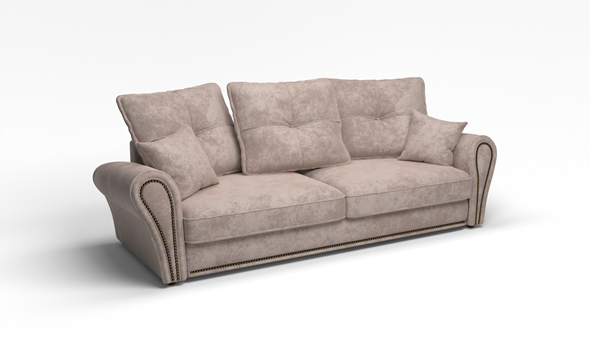 Прямой диван Виктория 3 подушки в Перми - изображение
