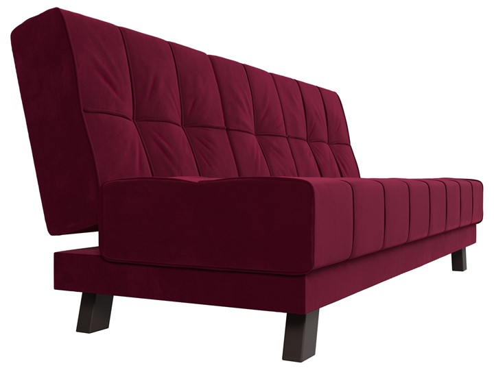 Прямой диван Винсент, Бордовый (микровельвет) в Перми - изображение 4