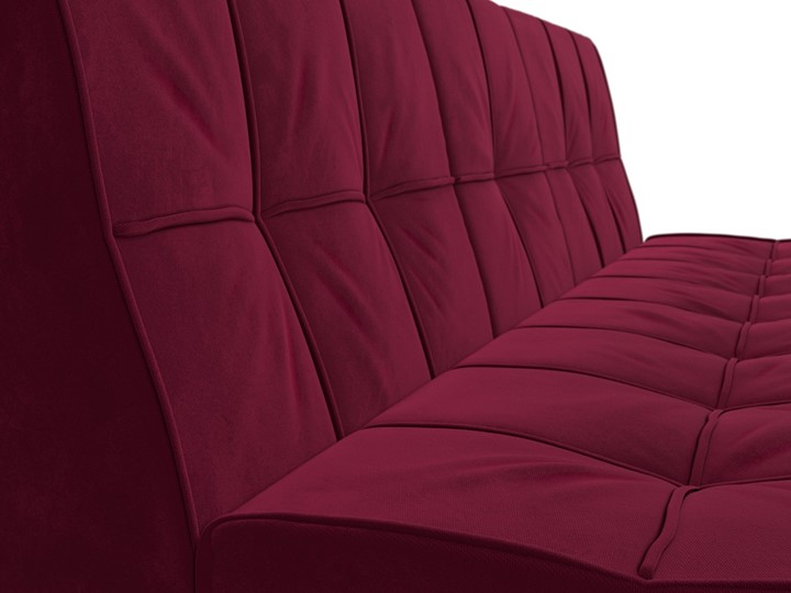 Прямой диван Винсент, Бордовый (микровельвет) в Перми - изображение 5