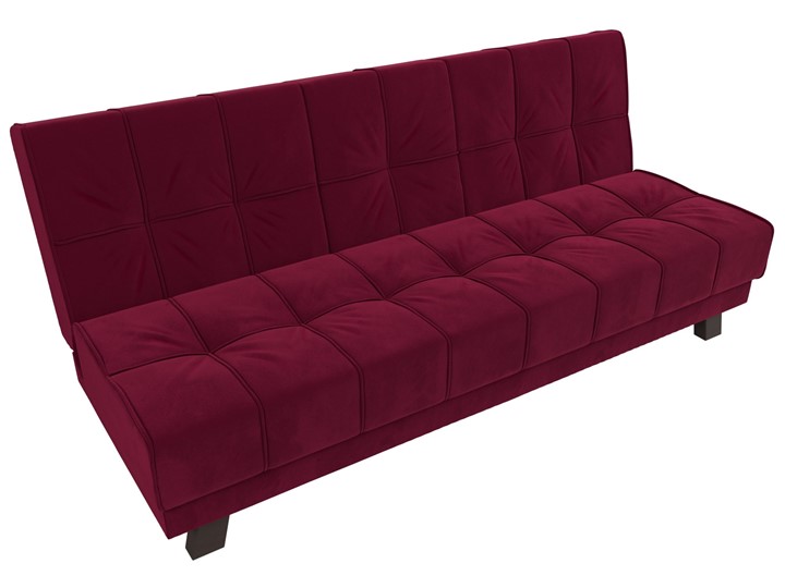 Прямой диван Винсент, Бордовый (микровельвет) в Перми - изображение 6