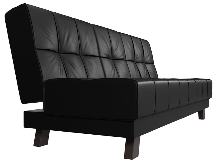 Прямой диван Винсент, Черный (экокожа) в Перми - изображение 4