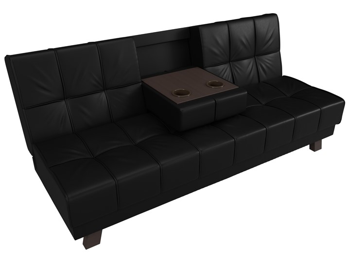Прямой диван Винсент, Черный (экокожа) в Перми - изображение 7