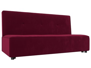 Прямой диван Зиммер, Бордовый (микровельвет) в Перми - предосмотр