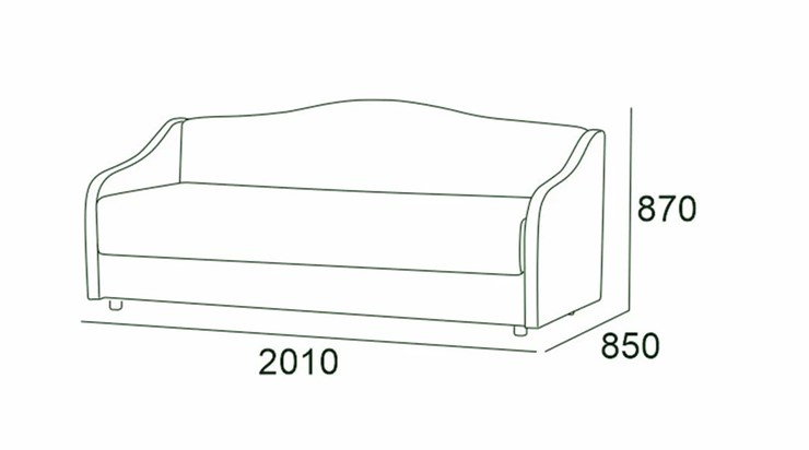 Прямой диван Либерти 1 БД в Чайковском - изображение 17