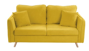 Мягкий диван Бертон желтый в Перми