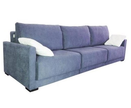 Прямой диван Тридэ БД, узкий подлокотник в Перми - изображение
