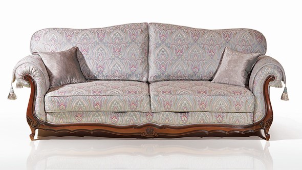 Прямой диван Лондон (4) четырехместный, механизм "Пума" в Перми - изображение