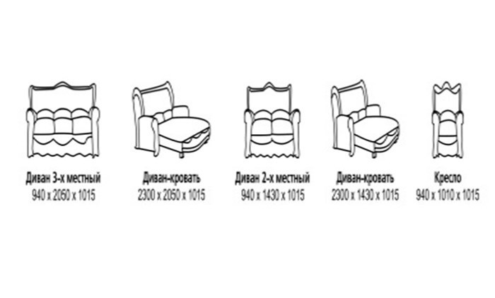 Малый диван Наполеон, ДМ2 в Березниках - изображение 2