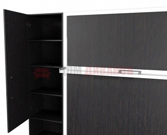 Диван Кровать-трансформер Smart (КД 1400+ШП+Пуф), шкаф правый, левый подлокотник в Чайковском - изображение 3