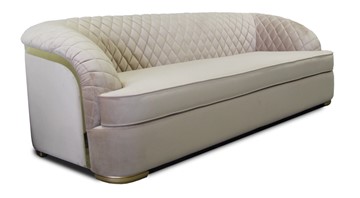 Прямой диван Бурже, с металлическим декором в Перми - предосмотр 4