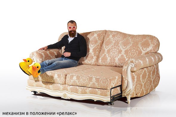 Прямой диван Лондон трехместный, механизм "Выкатной 160" в Перми - изображение 8