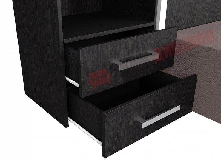 Диван Кровать-трансформер Smart (ШЛ+КД 1600+ШП), 2 шкафа, без подлокотников в Перми - изображение 2