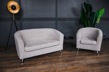 Комплект мебели Брамс  цвет бежевый диван 2Д + кресло в Перми - предосмотр 1
