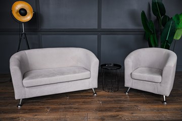 Комплект мебели Брамс  цвет бежевый диван 2Д + кресло в Перми - предосмотр 2