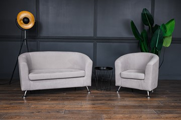 Комплект мебели Брамс  цвет бежевый диван 2Д + кресло в Перми