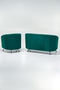 Комплект мебели Брамс  цвет изумрудный диван 2Д + кресло в Перми - предосмотр 3