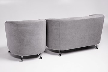 Комплект мебели Брамс  цвет серый диван 2Д + кресло в Перми - предосмотр 3