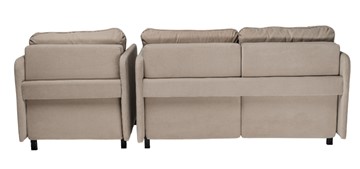Комплект мебели диван + кресло-кровать Бэст бежевый в Перми - предосмотр 1
