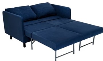 Комплект мебели диван + кресло-кровать Бэст синий в Перми - предосмотр 2