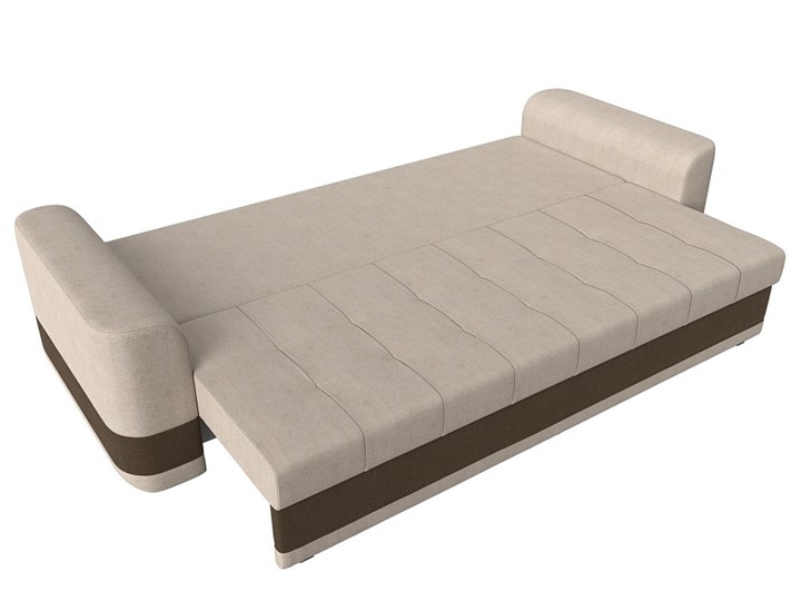 Прямой диван Честер, Бежевый/коричневый (рогожка) в Перми - изображение 7