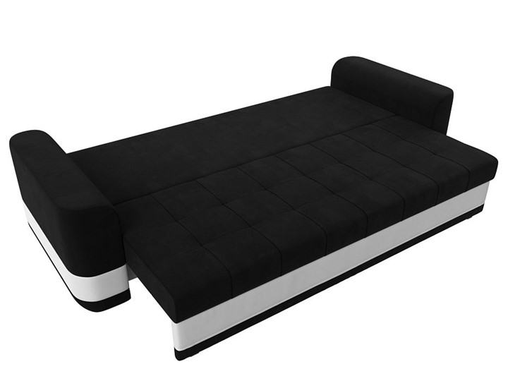 Прямой диван Честер, Черный/белый (вельвет/экокожа) в Перми - изображение 6