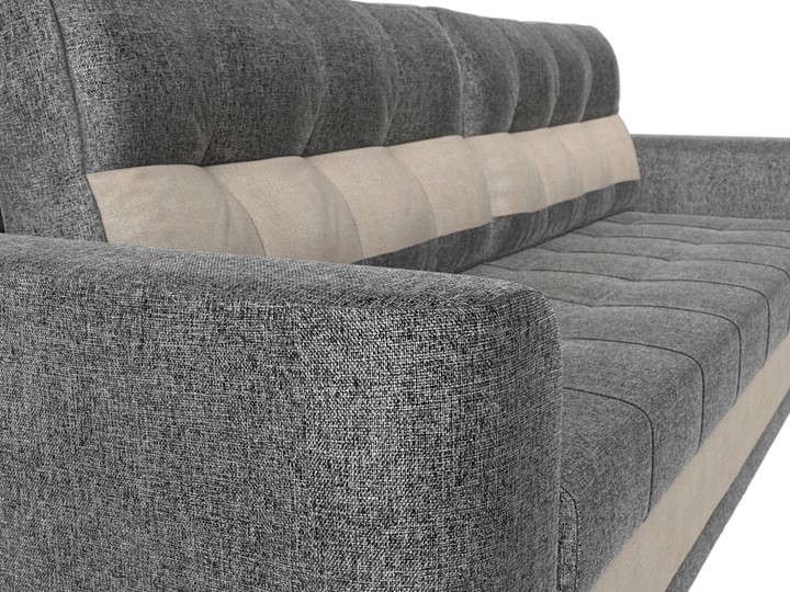Прямой диван Честер, Серый/бежевый (рогожка) в Перми - изображение 3