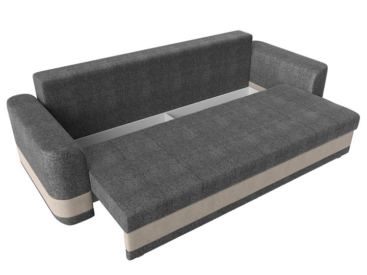 Прямой диван Честер, Серый/бежевый (рогожка) в Перми - изображение 5