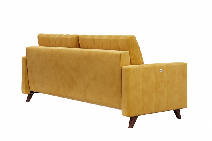 Прямой диван Марк 3т СК, Ультра мустард в Перми - изображение 4